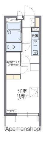 レオパレスマハロ(1K/1階)の間取り写真