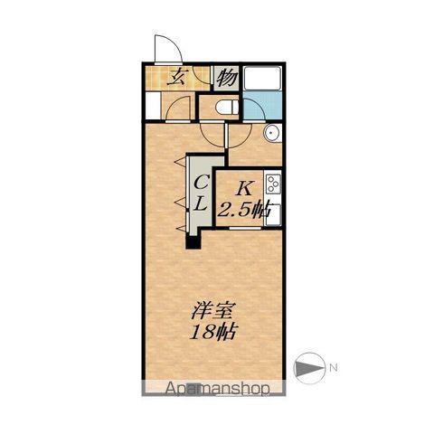 NC WING8(1K/2階)の間取り写真