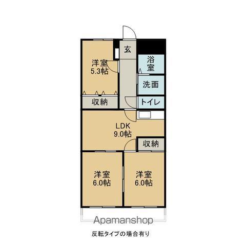 ラヴィーヌ水谷(3LDK/2階)の間取り写真
