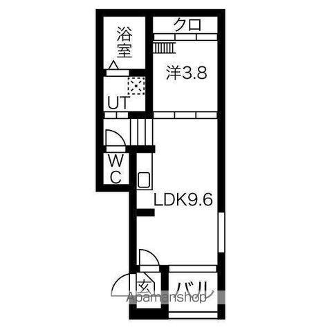 メゾン アヴェニール(1LDK/3階)の間取り写真