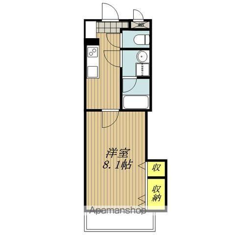 グランツ(1K/2階)の間取り写真