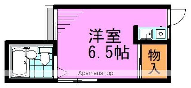 ワコール和田(ワンルーム/2階)の間取り写真