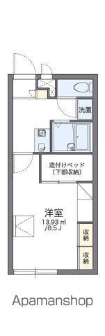 レオパレス島上(1K/1階)の間取り写真