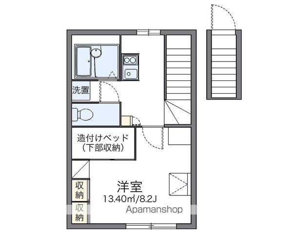 レオパレス泉3(1K/2階)の間取り写真
