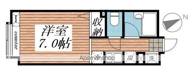 セントヒルズ仙台(ワンルーム/5階)の間取り写真