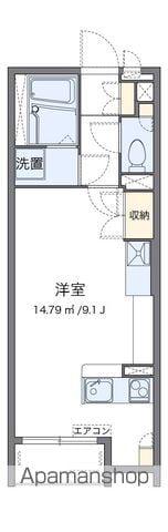レオネクストCREA南館(ワンルーム/2階)の間取り写真