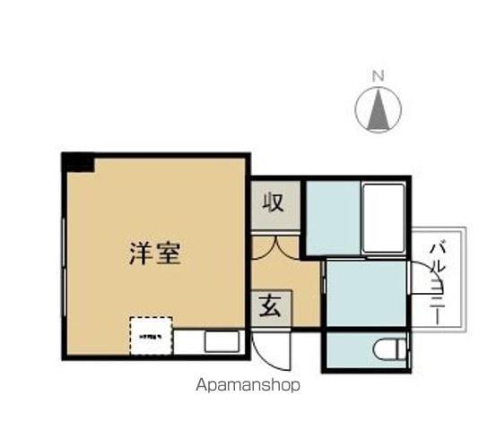 ハイツ前田(ワンルーム/1階)の間取り写真