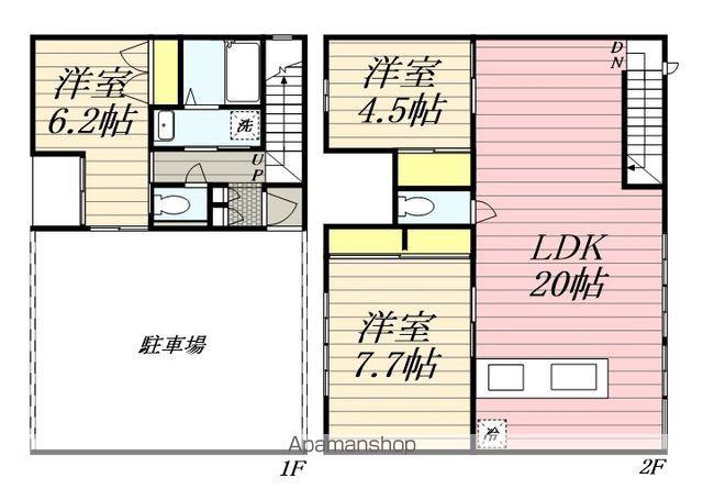 PASSAGE REPOSER(3LDK/1階)の間取り写真