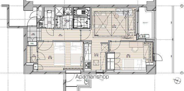 NK青山ホームズ(2LDK/2階)の間取り写真
