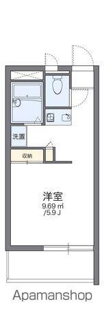 レオパレスけやき(1K/2階)の間取り写真