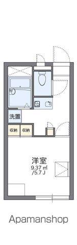 レオパレスO-SAM(1K/1階)の間取り写真