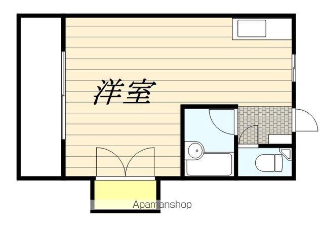 ネオパレス香椎(ワンルーム/1階)の間取り写真