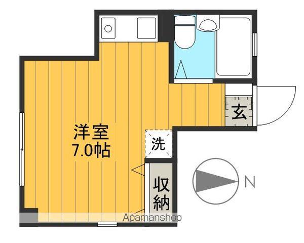 亀戸東口エトワールM・K(ワンルーム/2階)の間取り写真