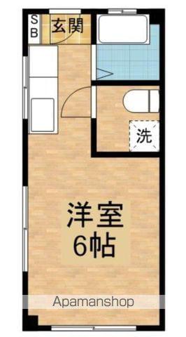 メゾンあみの(ワンルーム/1階)の間取り写真