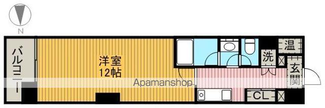 CASAα名駅南(1K/5階)の間取り写真