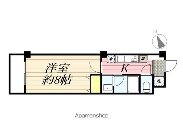 サンイング北松戸(1K/5階)の間取り写真