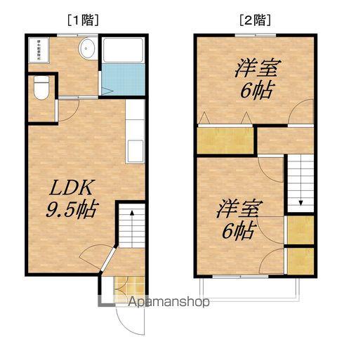 アルコイーリス(2LDK)の間取り写真