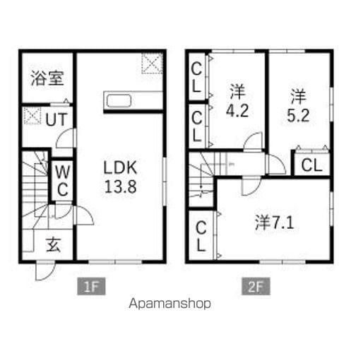 COMFORT青山(3LDK/1階)の間取り写真