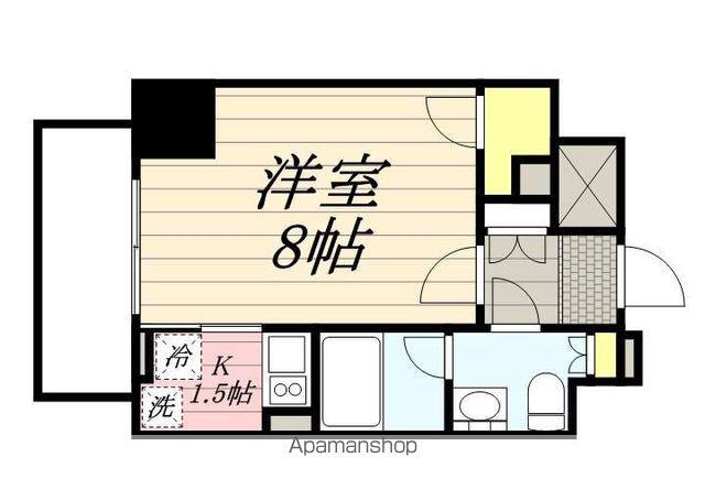 レジディア文京本郷4(1K/3階)の間取り写真