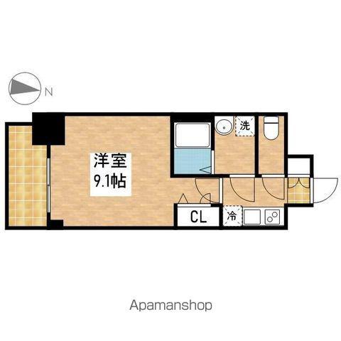 プレサンス錦通 THE 葵(1K/11階)の間取り写真