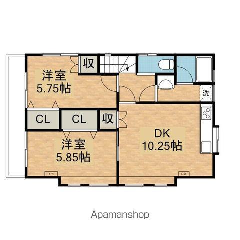 セレノDAIKYO C棟(2DK/2階)の間取り写真