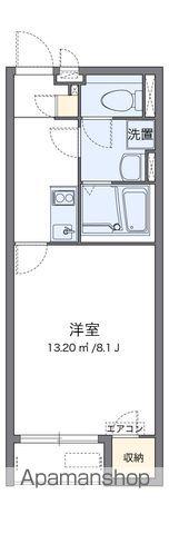 クレイノMIYAMAⅡ(1K/1階)の間取り写真