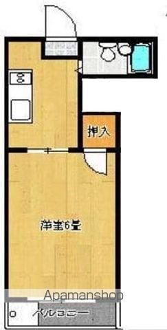 コート藤塚Ⅰ(1K/1階)の間取り写真