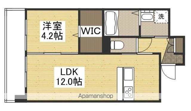 カサ・セグーラ田町(1LDK/2階)の間取り写真