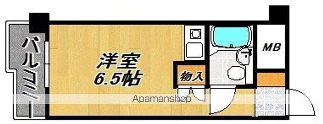 朝日プラザ博多(ワンルーム/7階)の間取り写真