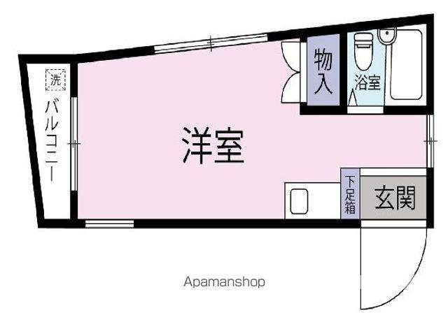 リエパレス立川(ワンルーム/1階)の間取り写真