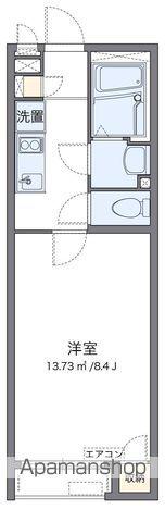 クレイノ吉見ノ里Ⅰ(1K/1階)の間取り写真