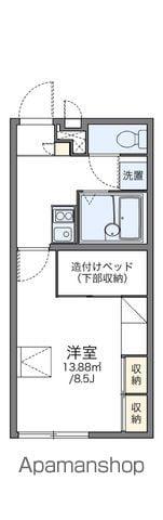 レオパレスアトレ SKMⅡ(1K/1階)の間取り写真