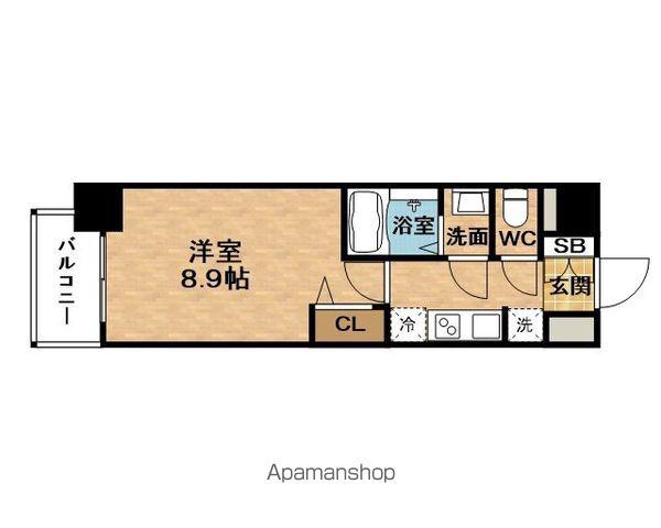 ADVANCEOSAKALUANA(1K/7階)の間取り写真