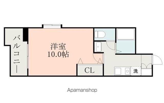 ライズ大江(1K/7階)の間取り写真