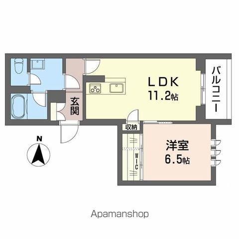 ラ カンタービレ(1LDK/2階)の間取り写真