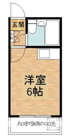 メゾンT(ワンルーム/1階)の間取り写真