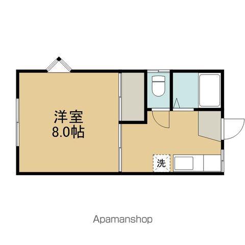 高容ハイツ(1K/1階)の間取り写真