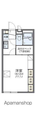レオパレスサンヒルズ(1K/1階)の間取り写真