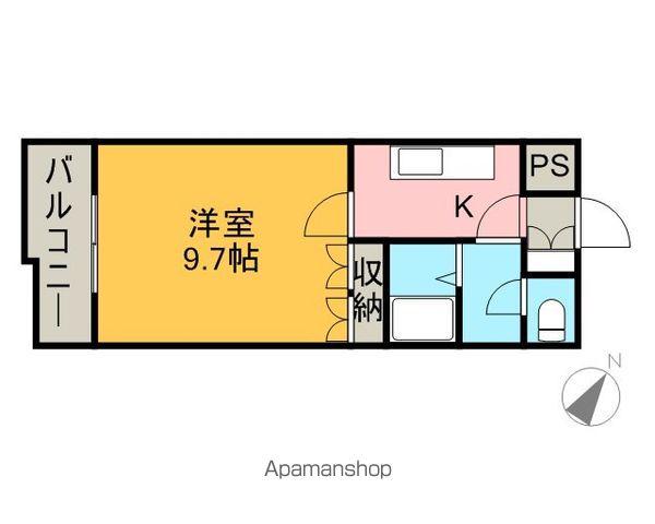 ロイヤルハイツ・IYO(1K/2階)の間取り写真