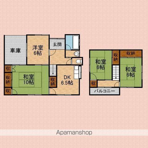 東武鉄道東上線 ふじみ野駅 バス乗車時間：11分 緑ヶ丘一丁目バス停で下車 徒歩2分 2階建 築48年(4DK)の間取り写真