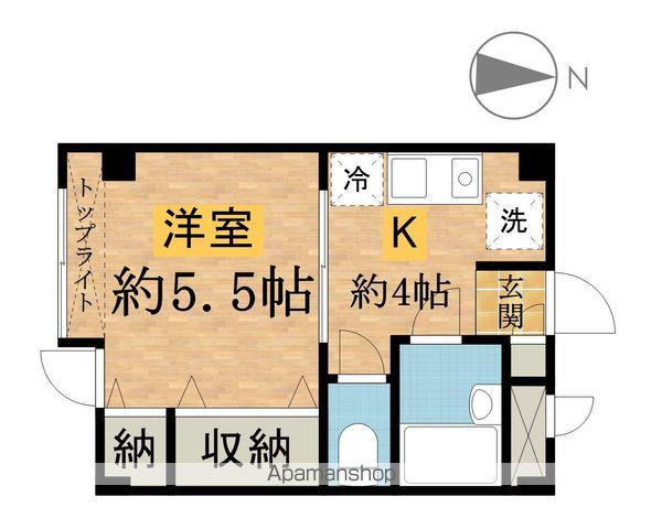 朝日チェリーヒルズ上野町(1K/1階)の間取り写真