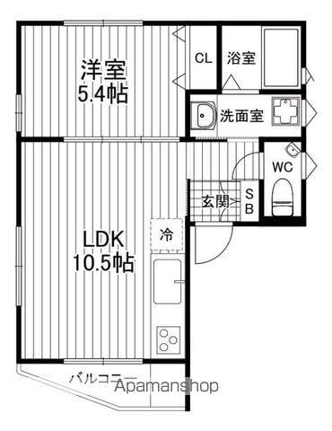 エルムノースヒル 4階階 間取り