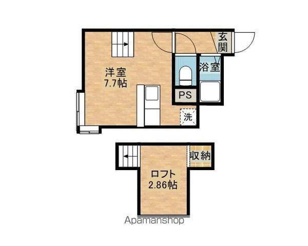 ソニア文京台(ワンルーム/3階)の間取り写真