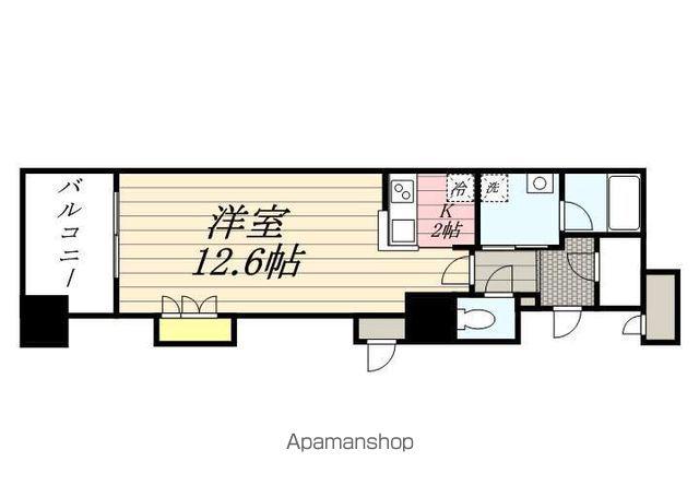 RJRプレシア博多(1K/10階)の間取り写真