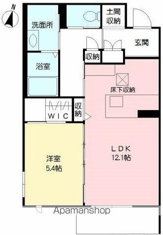 MANOR HOUSE(1LDK/3階)の間取り写真