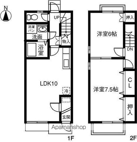 ＤＵＰＬＥＸ５１２(2LDK)の間取り写真