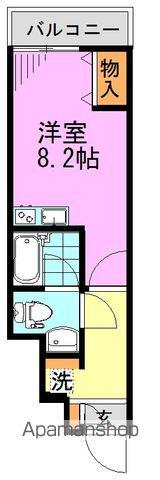 ガーデンパレス高円寺(1K/1階)の間取り写真