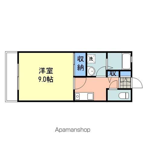メゾン多田A棟(1K/2階)の間取り写真