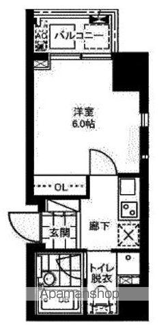 レジディア文京本郷Ⅱ(1K/11階)の間取り写真