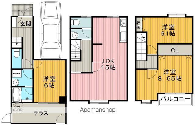 コンシェルジェ(3LDK)の間取り写真